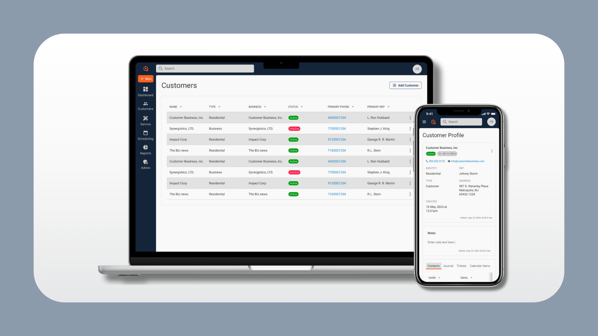 screenshot of Rev.io PSA